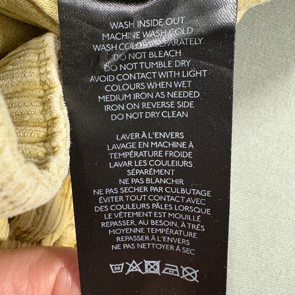 URBAN OUTFITTERS BDG Corduroy Khakis Y2K Cargo Jeans Size Small Tan Brown - Picture 9 of 14